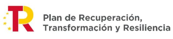 Logo Plan de Recuperación, Transformación y Resiliencia